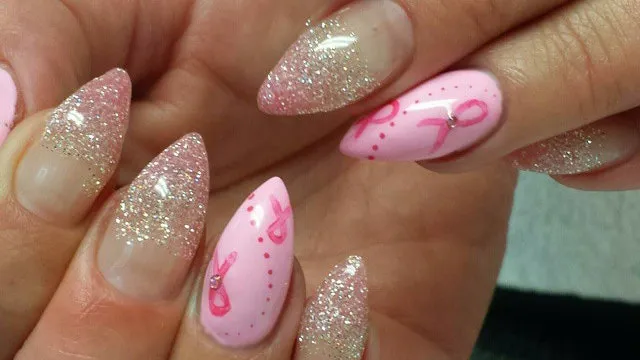 10 Inspiring Breast Cancer Awareness Nail Designs