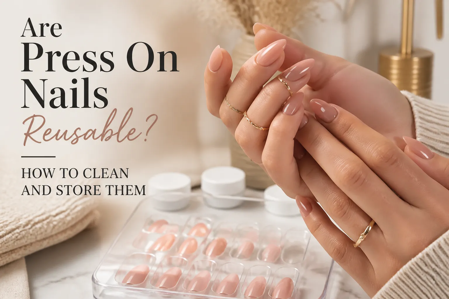 Are Press On Nails Reusable? How to Clean and Store Them