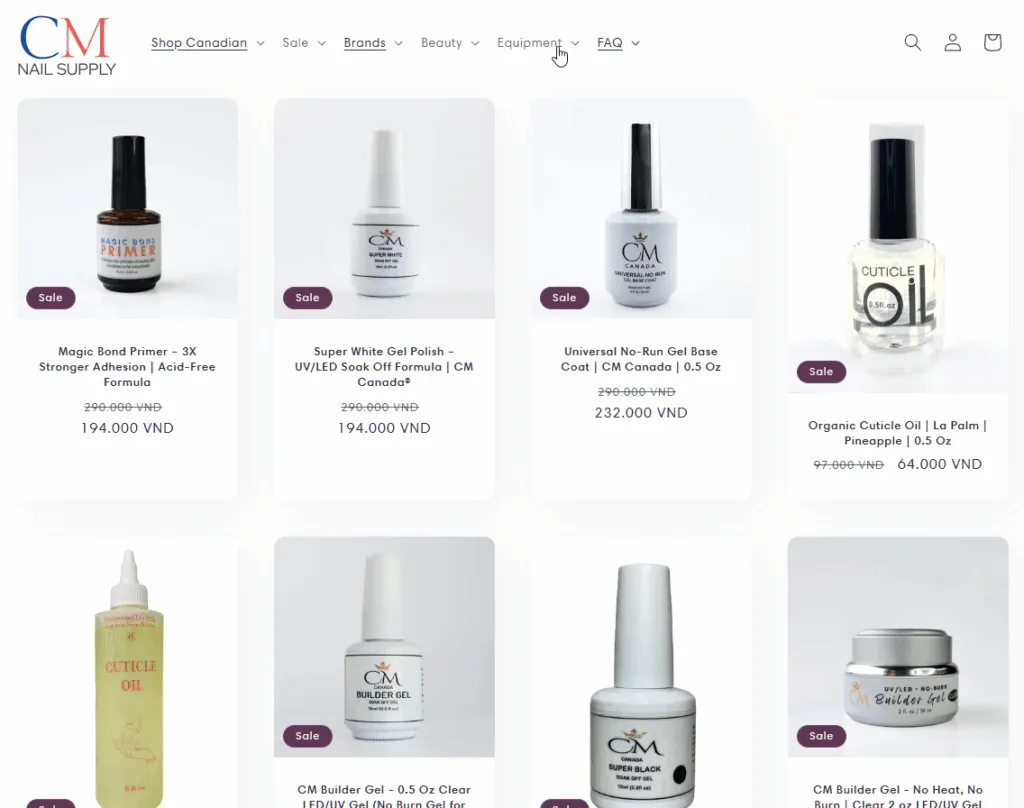 CM Nails & Beauty Supply: Canada’s Source for Salon Essentials