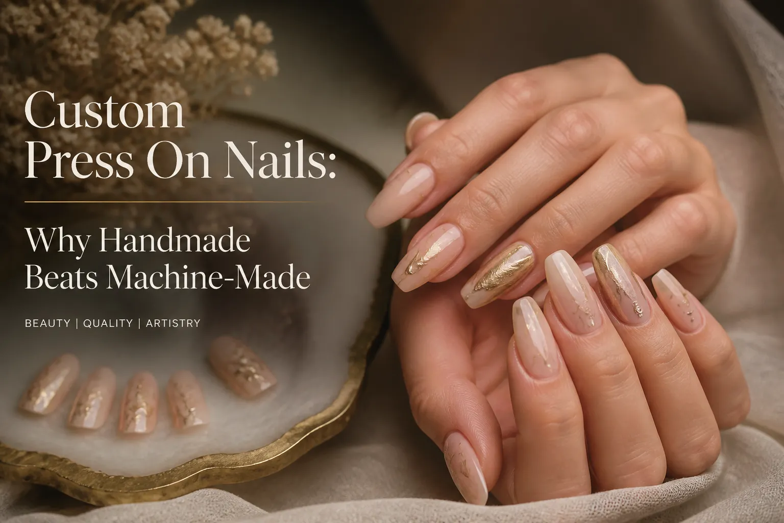 Custom Press On Nails: Why Handmade Beats Machine-Made