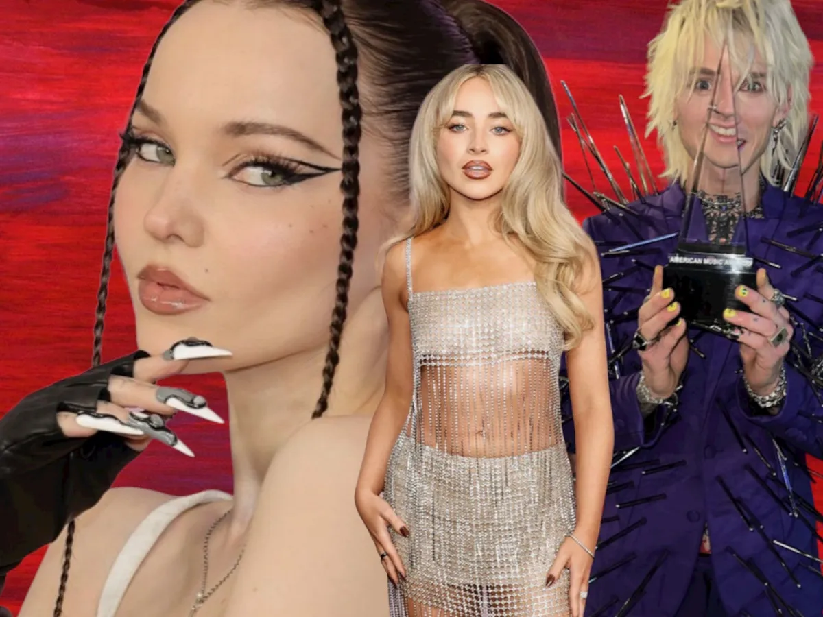 Dove Cameron's Nail Art & More from 2022 AMAs