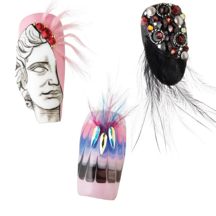 The Ethereal Beauty of Feathers in Nail Art