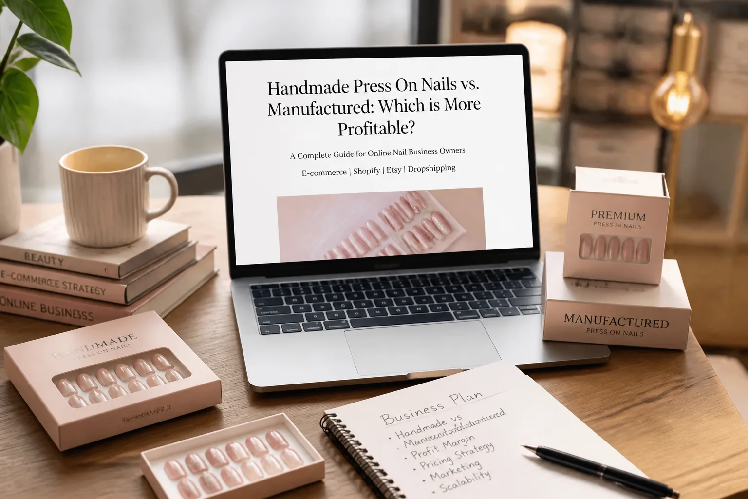 Handmade Press On Nails vs. Manufactured: Which is More Profitable?
