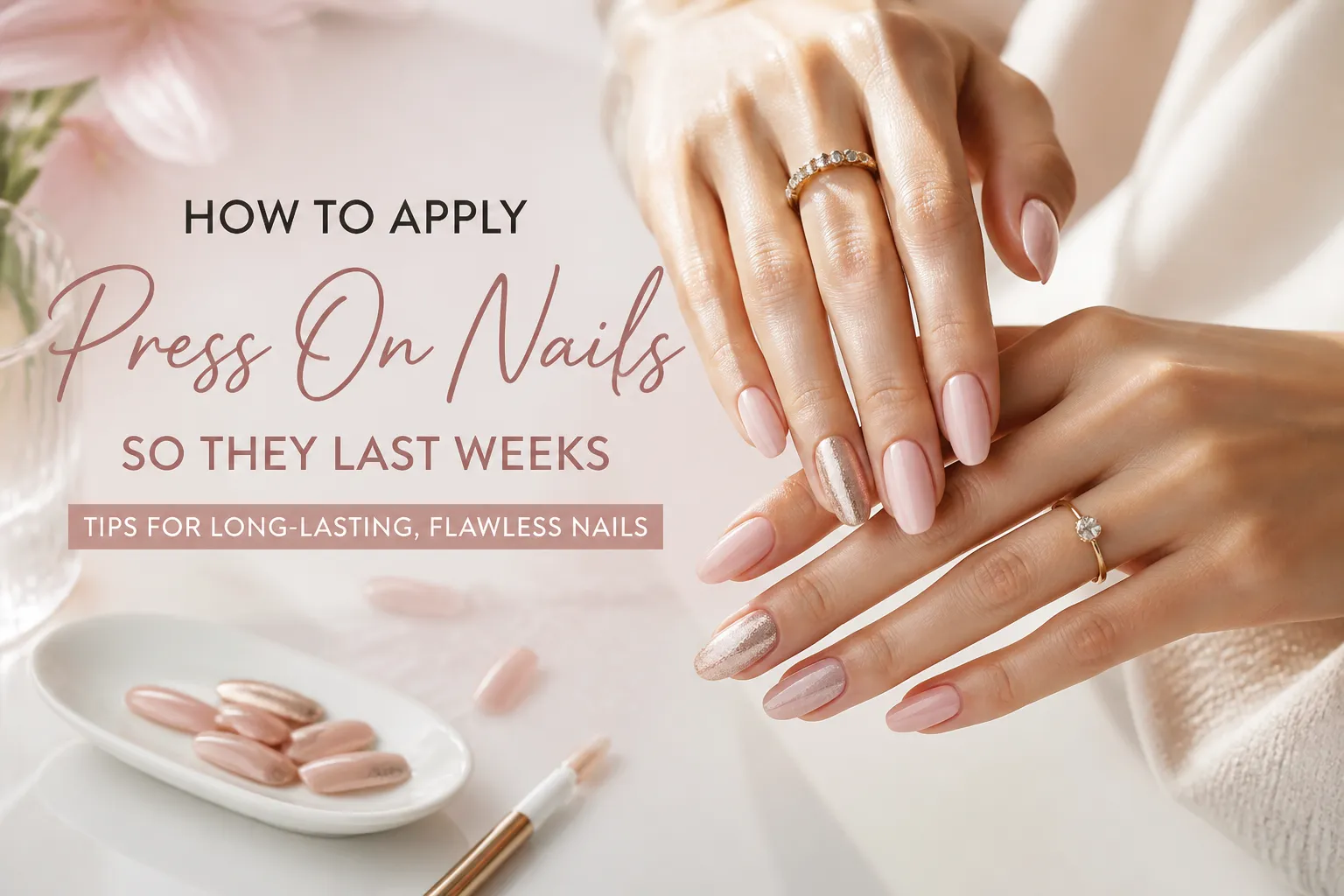 How to Apply Press On Nails So They Last Weeks