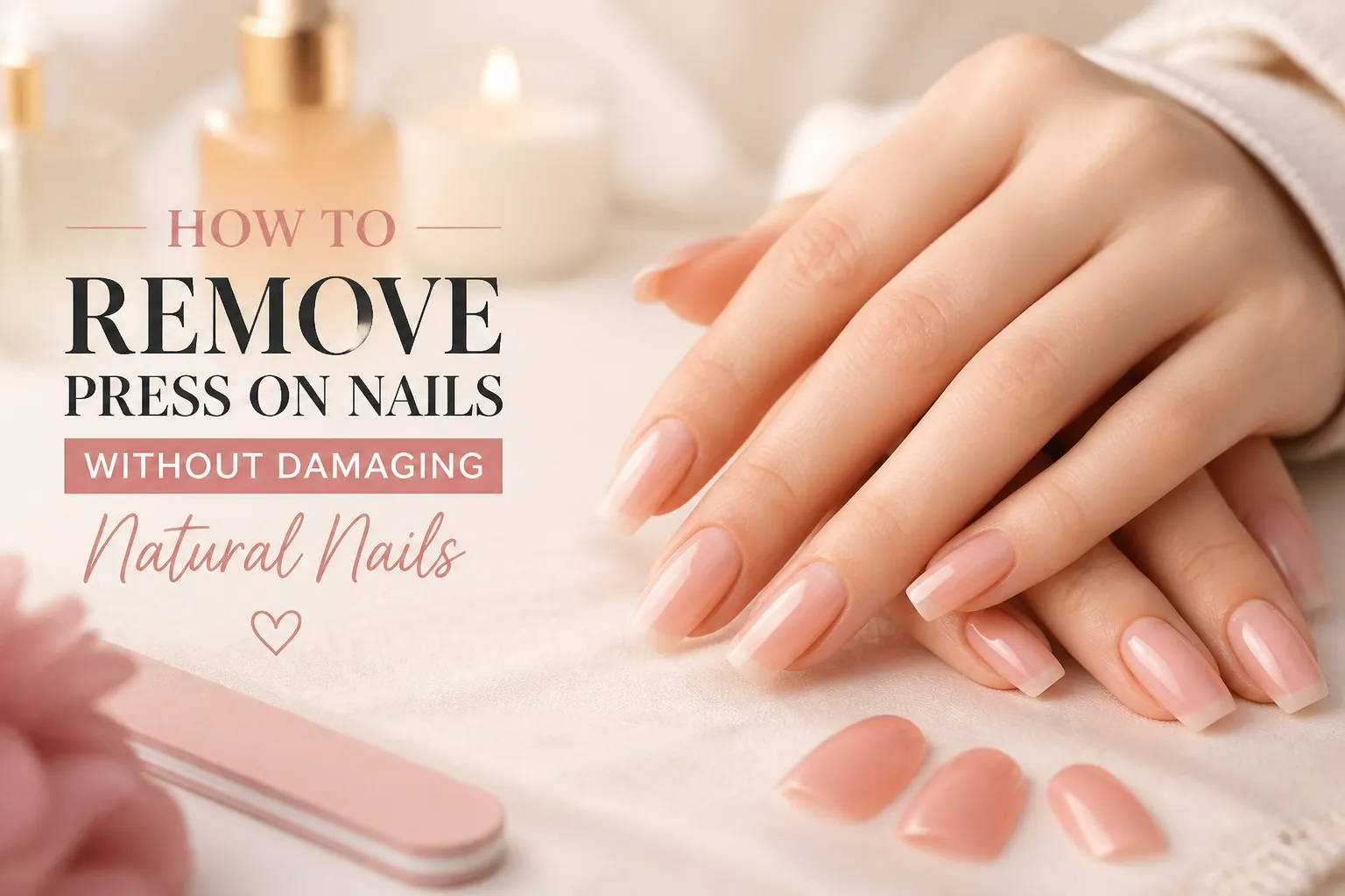 How to Remove Press On Nails Without Damaging Natural Nails