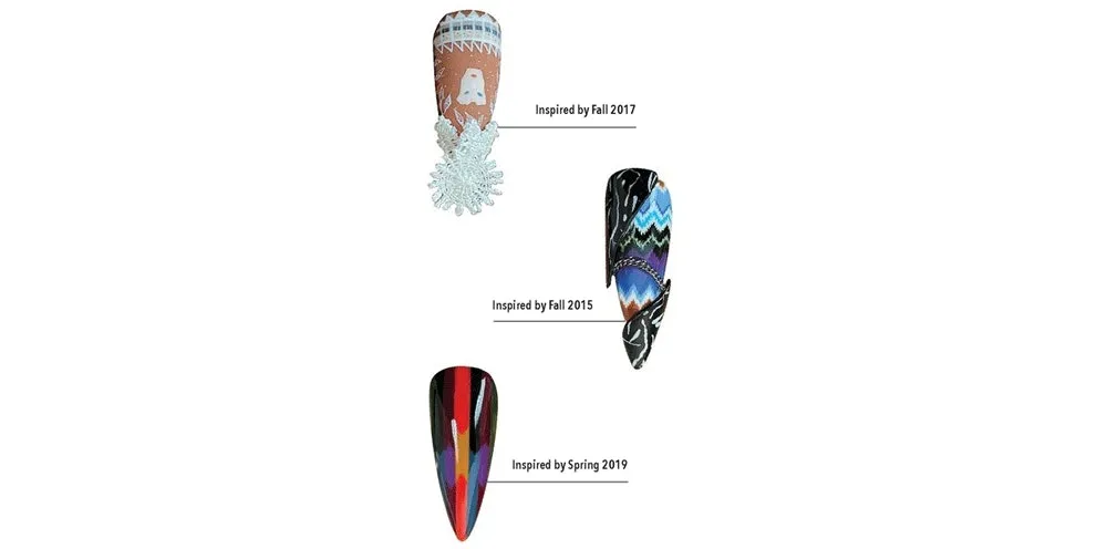 Missoni-Inspired Nail Art For Spring Manicures