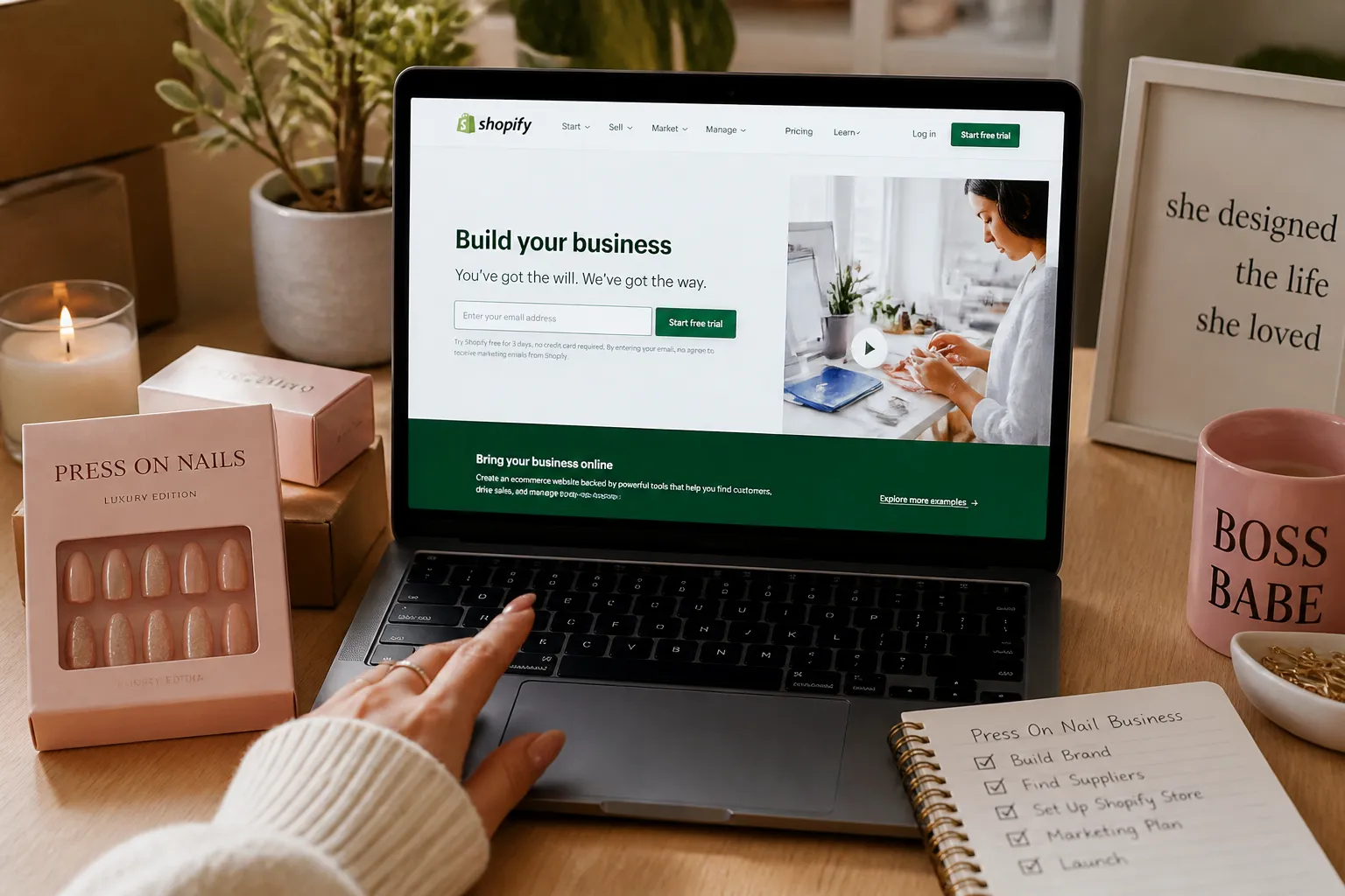 How to Start a Press On Nail Business on Shopify