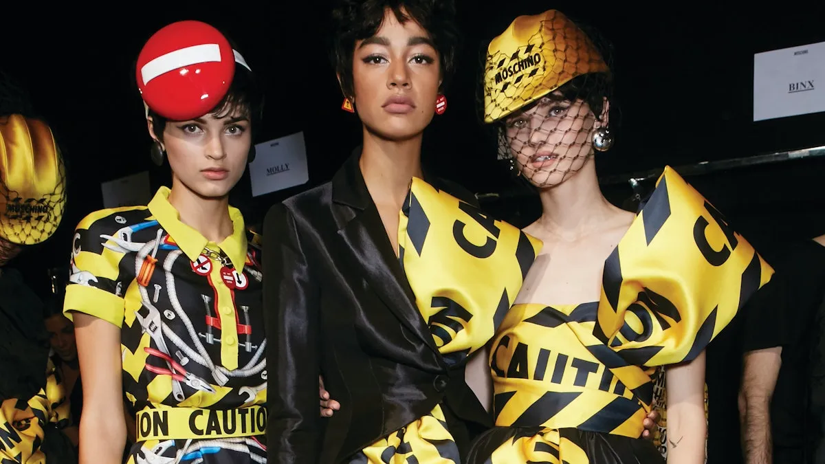 Sartorial Satire: Moschino's Spring Nail Art Muse
