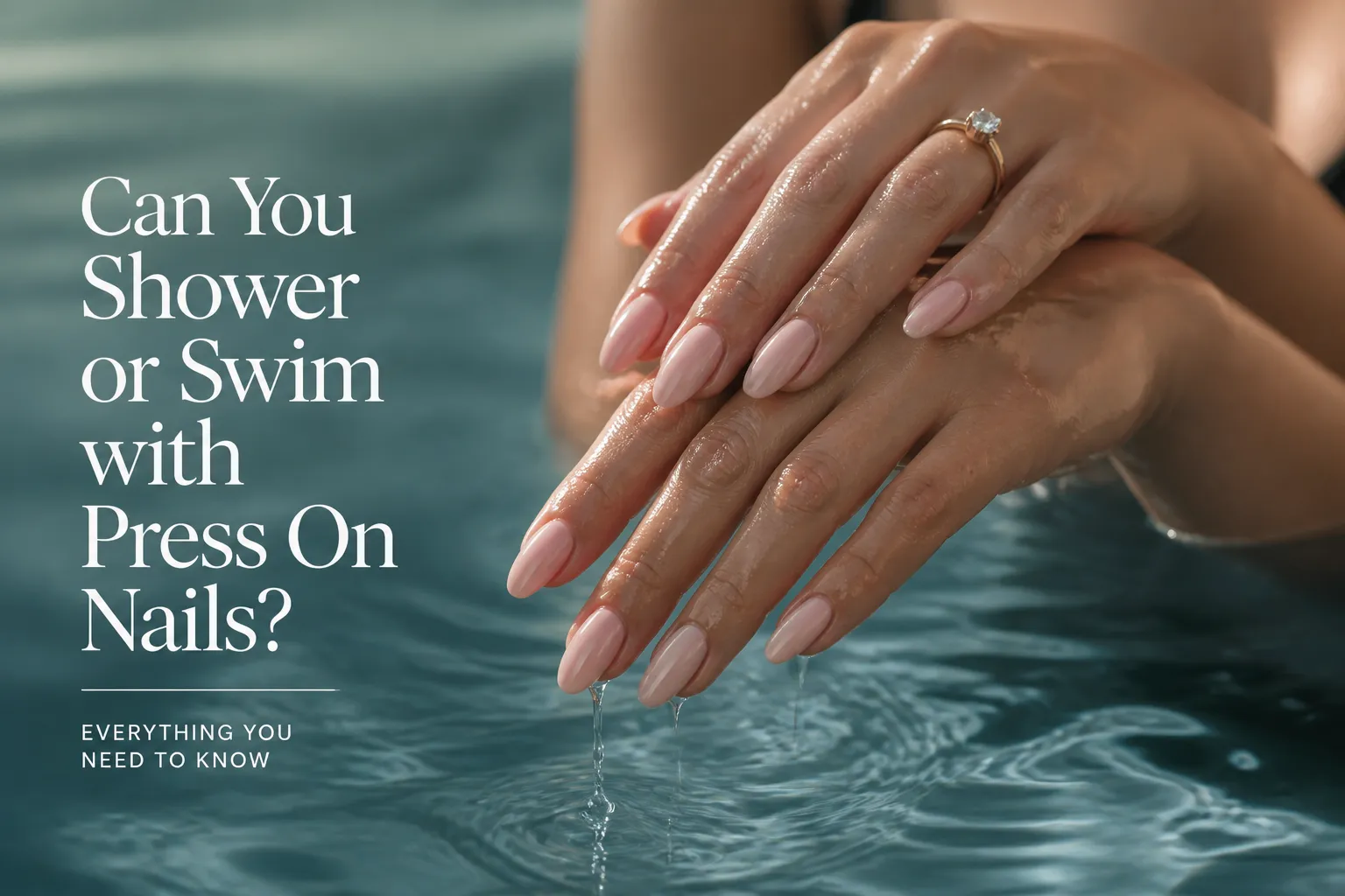 Can You Shower or Swim with Press On Nails?