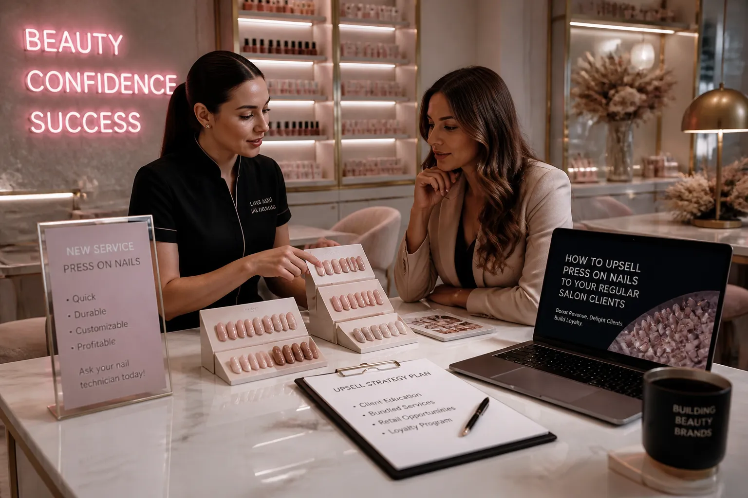 How to Upsell Press On Nails to Your Regular Salon Clients