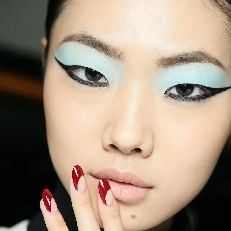 Zoya's Stunning Negative Space Nail Art for NYFW