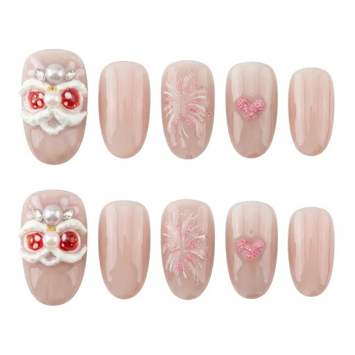 Press-on Nails Wholesale $7.90 Blush Blossom by Yabe Vietnam