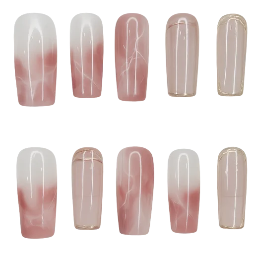 Press-on Nails Wholesale $7.90 Blush Marble by Yabe Vietnam