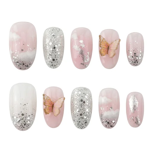 Press-on Nails Wholesale $7.90 Butterfly Dream by Yabe Vietnam