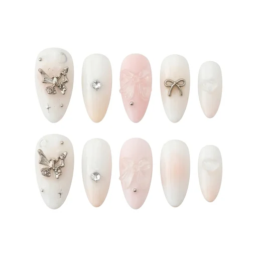 Press-on Nails Wholesale $7.90 Butterfly Whisper by Yabe Vietnam
