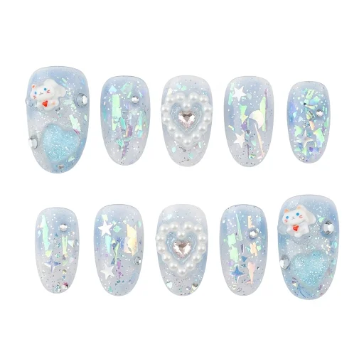 Press-on Nails Wholesale $7.90 Celestial Charm by Yabe Vietnam