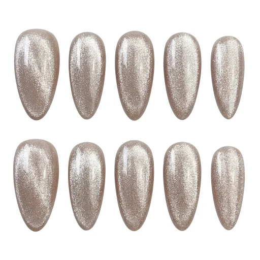 Press-on Nails Wholesale $3.90 Champagne Sparkle by Yabe Vietnam