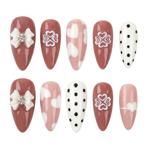 Press-on Nails Wholesale $7.90 Chic Romance by Yabe Vietnam