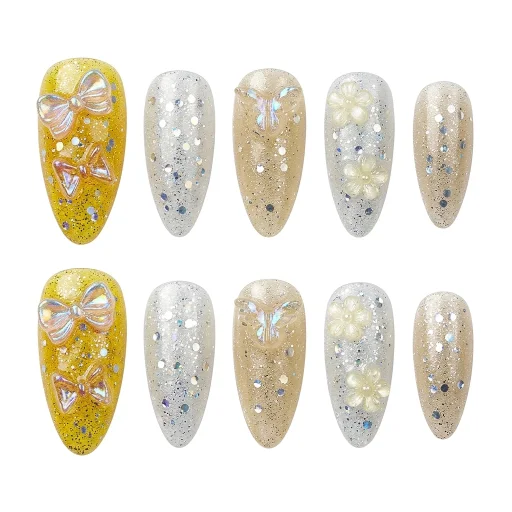 Press-on Nails Wholesale $7.90 Dazzle Charm by Yabe Vietnam