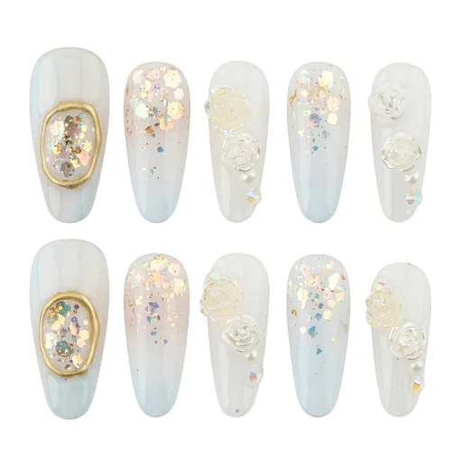 Press-on Nails Wholesale $7.90 Elegance Blossom by Yabe Vietnam