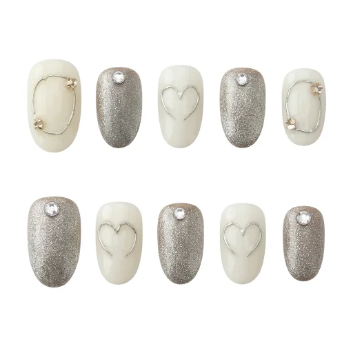 Press-on Nails Wholesale $7.90 Elegant Sparkle by Yabe Vietnam