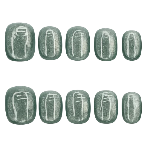 Press-on Nails Wholesale $3.90 Emerald Gloss by Yabe Vietnam