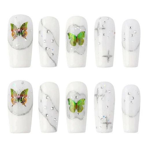 Press-on Nails Wholesale $7.90 Enchanted Wings by Yabe Vietnam