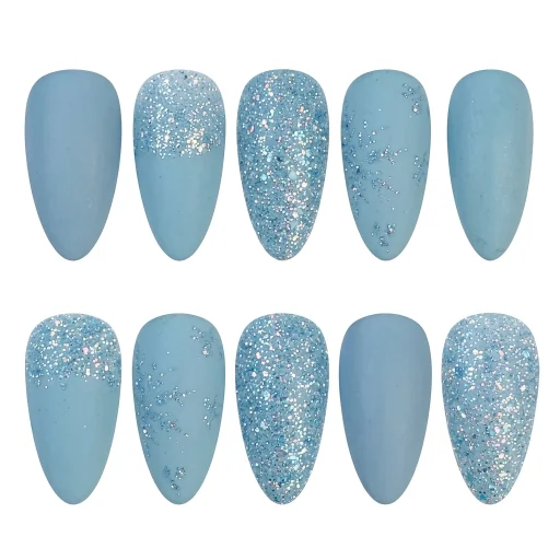 Press-on Nails Wholesale $3.90 Glitter Frost by Yabe Vietnam