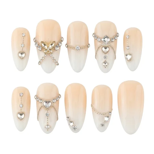 Press-on Nails Wholesale $7.90 Ivory Luster by Yabe Vietnam