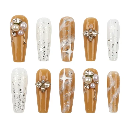 Press-on Nails Wholesale $7.90 Luxe Elegance by Yabe Vietnam