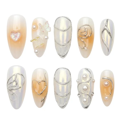 Press-on Nails Wholesale $7.90 Luxe Veil by Yabe Vietnam