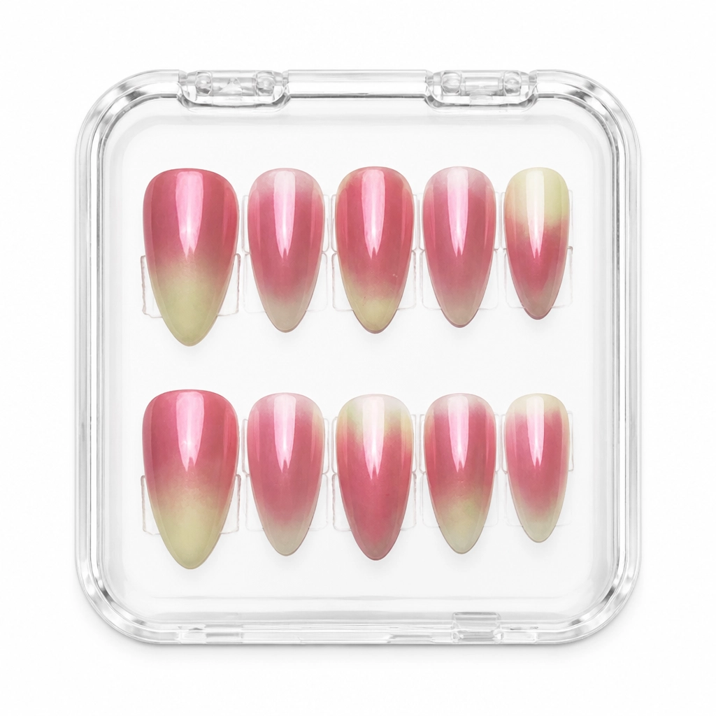 Press-on Nails Wholesale $6.90 Dusty Rose Ombre by Yabe Vietnam