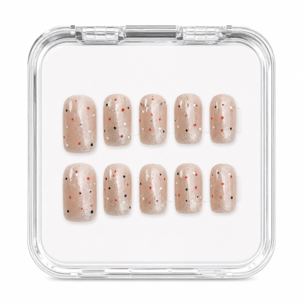 Press-on Nails Wholesale $6.90 Champagne Sparkle by Yabe Vietnam