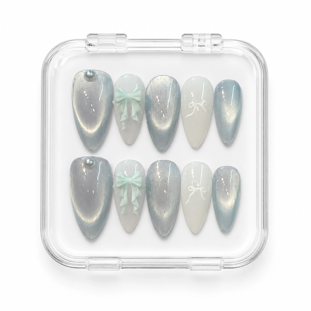 Press-on Nails Wholesale $6.90 Opalescent Stunner by Yabe Vietnam