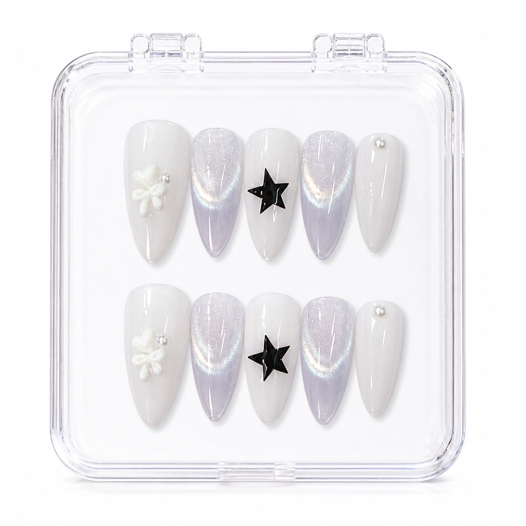 Press-on Nails Wholesale $6.90 Stellar Shimmer by Yabe Vietnam