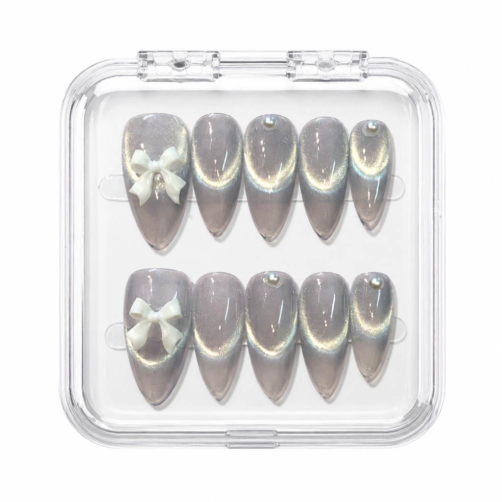 Press-on Nails Wholesale $6.90 Scallop Shimmer by Yabe Vietnam