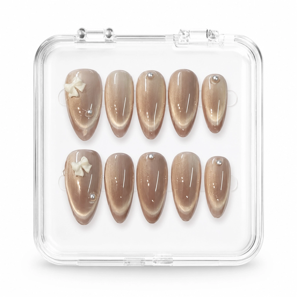 Press-on Nails Wholesale $6.90 Gilded Glamour by Yabe Vietnam