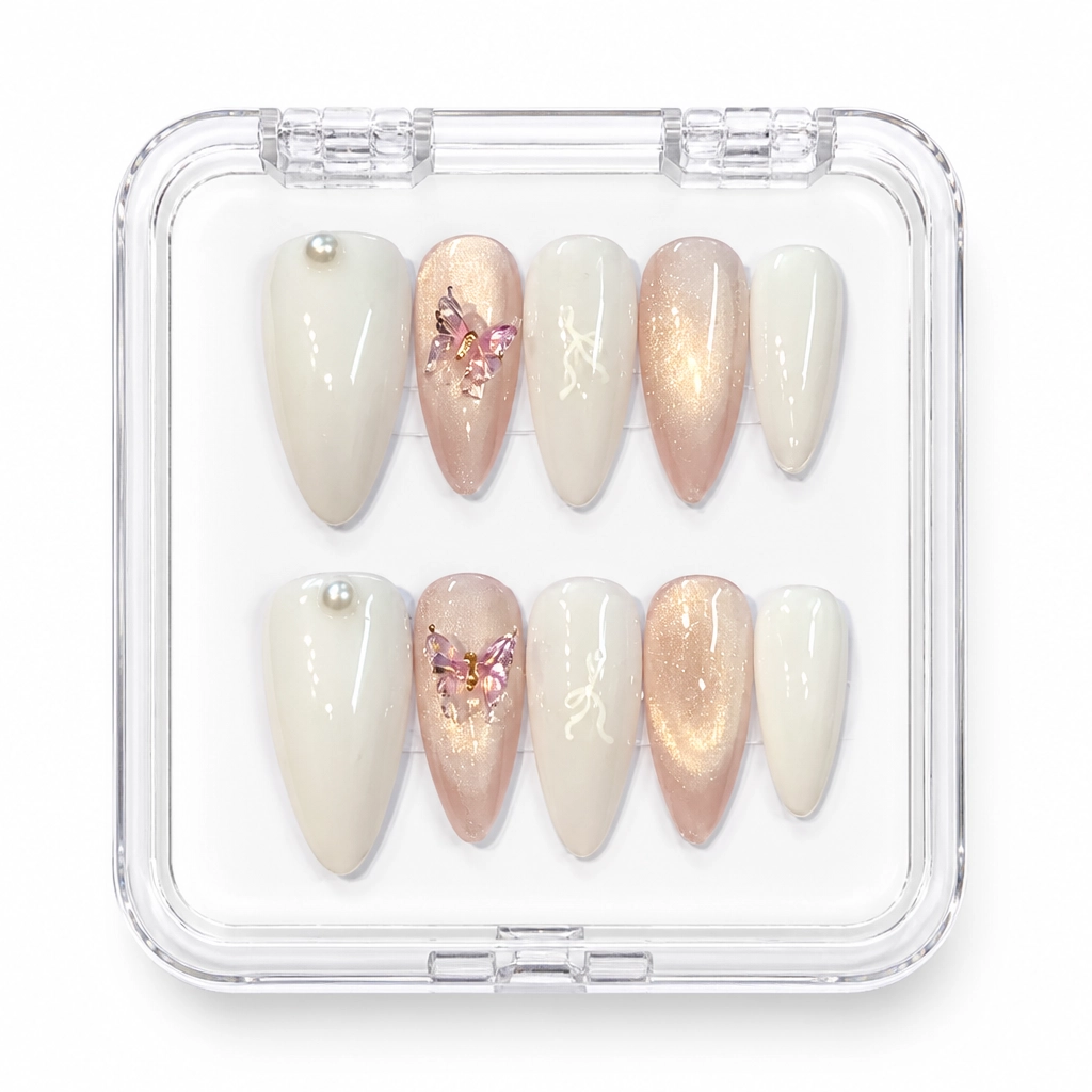 Press-on Nails Wholesale $6.90 Luminous Elegance by Yabe Vietnam