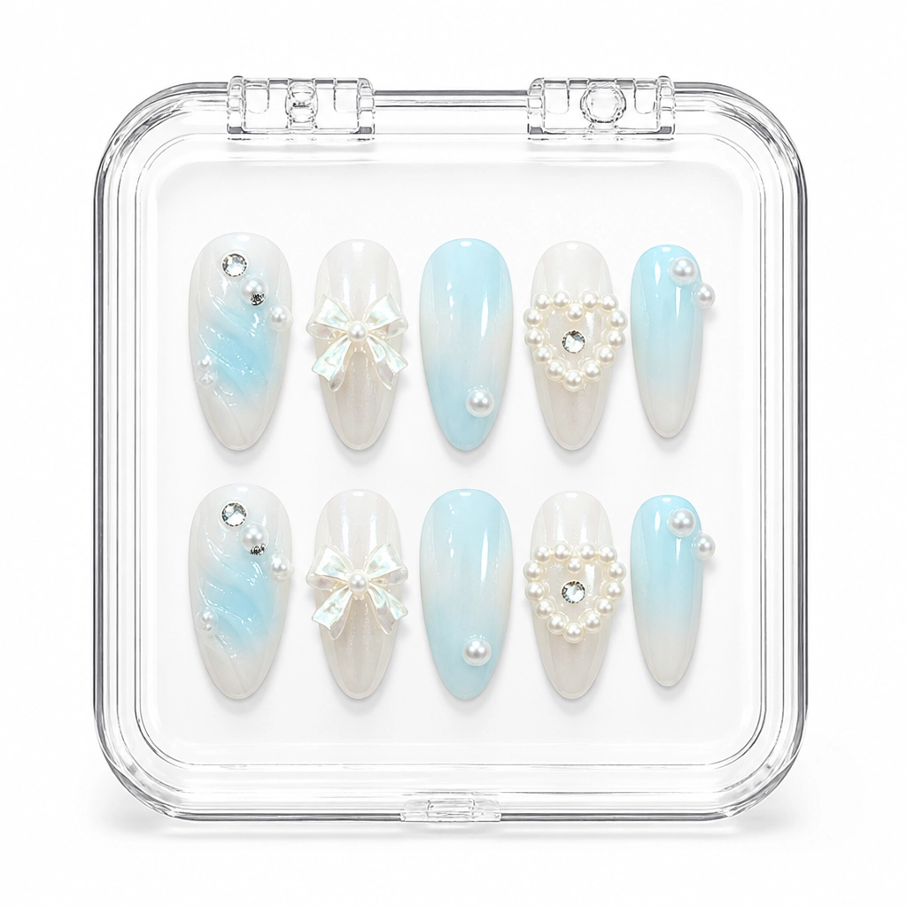 Press-on Nails Wholesale $6.90 Crystalline Dream by Yabe Vietnam