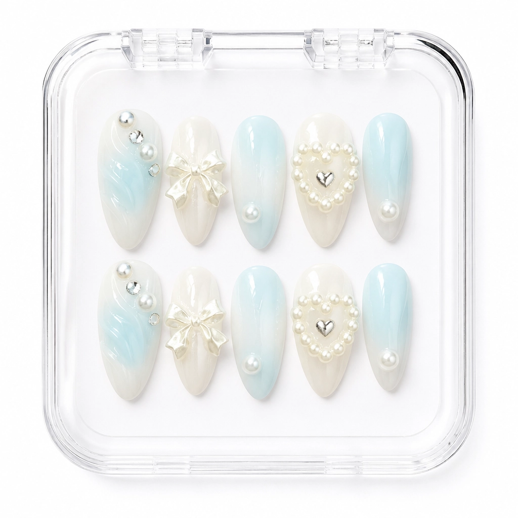 Press-on Nails Wholesale $6.90 Iridescent Dream by Yabe Vietnam