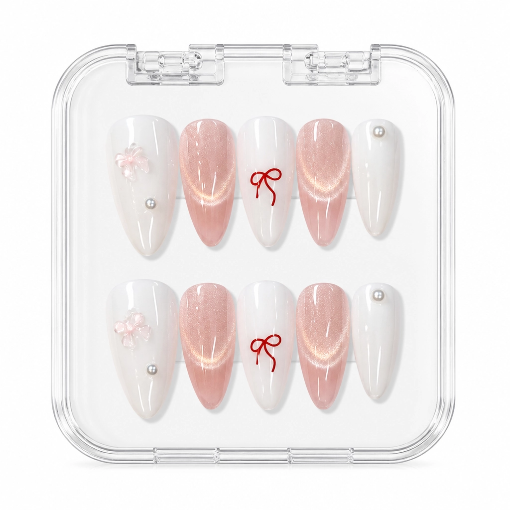 Press-on Nails Wholesale $6.90 Crystalline Romance by Yabe Vietnam