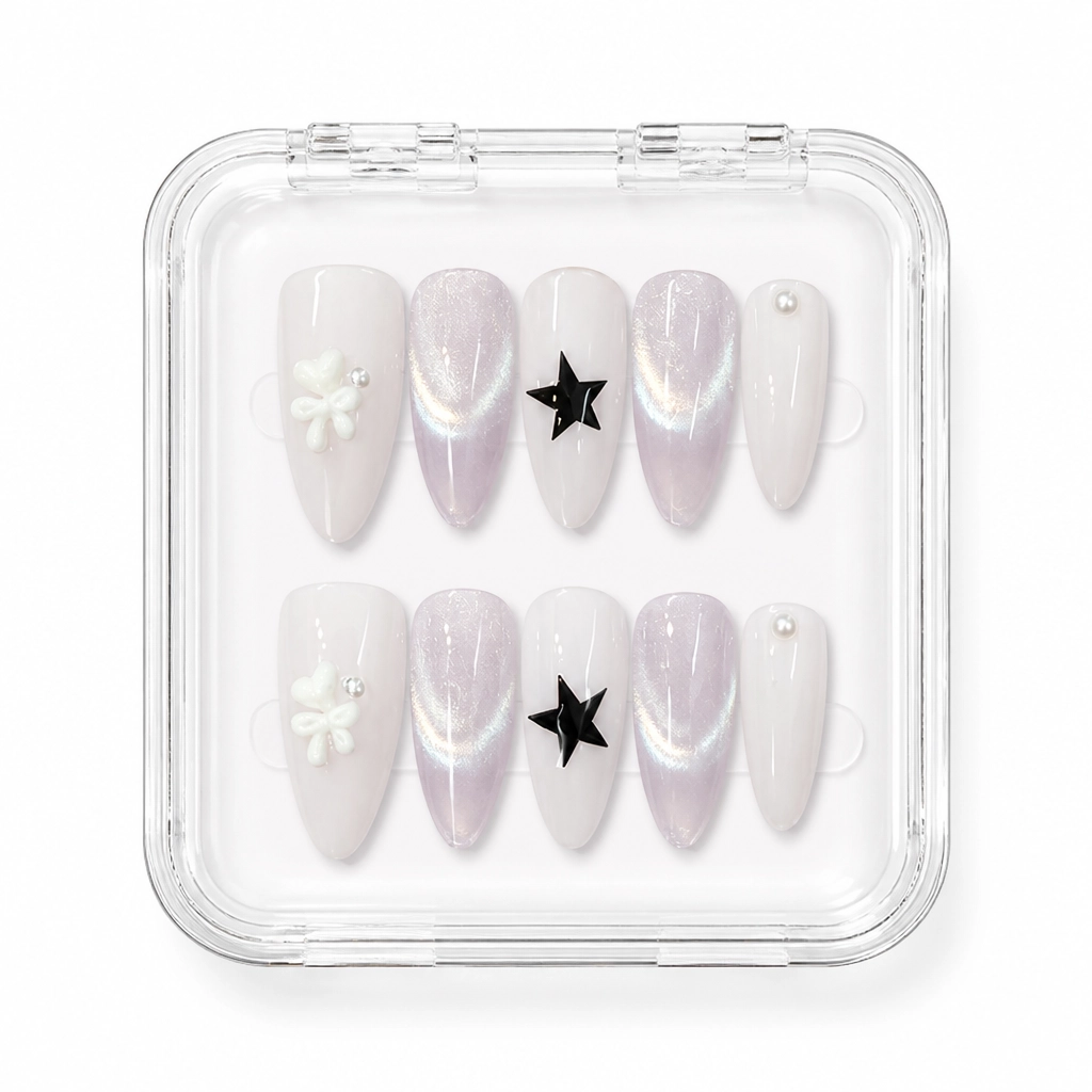 Press-on Nails Wholesale $6.90 Celestial Elegance by Yabe Vietnam
