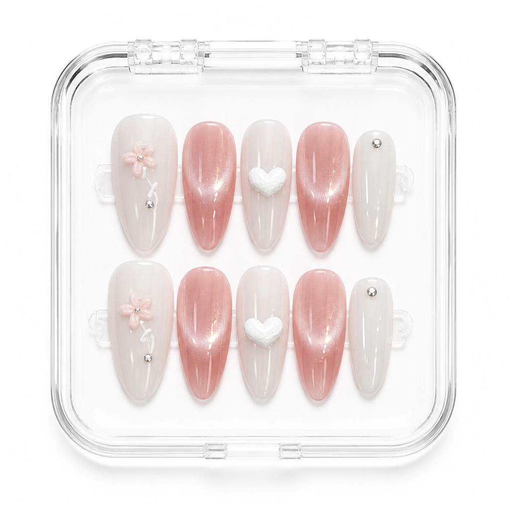 Press-on Nails Wholesale $6.90 Nude Blush Elegance by Yabe Vietnam