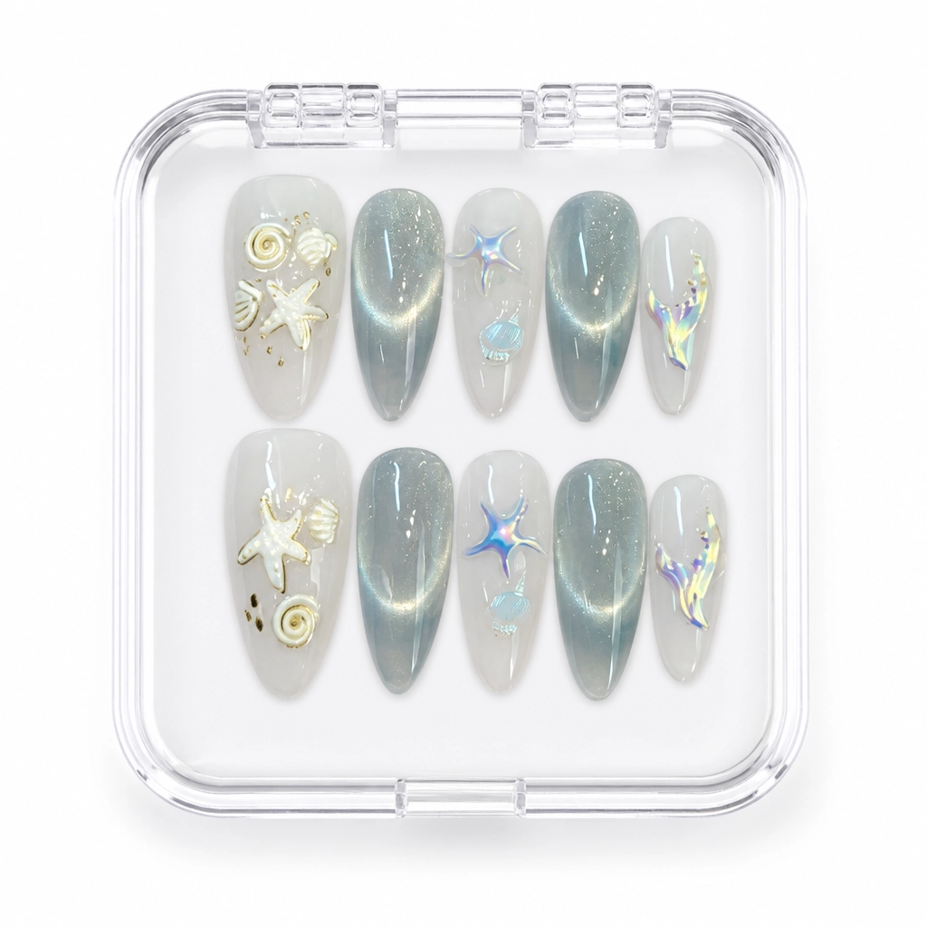 Press-on Nails Wholesale $6.90 Celestial Elegance by Yabe Vietnam