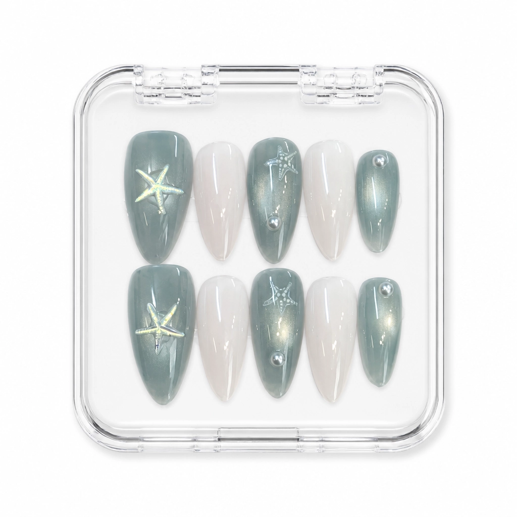 Press-on Nails Wholesale $6.90 Celestial Charm by Yabe Vietnam