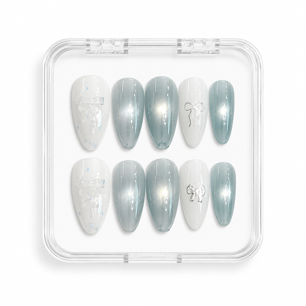 Press-on Nails Wholesale $6.90 Smoky Elegance by Yabe Vietnam