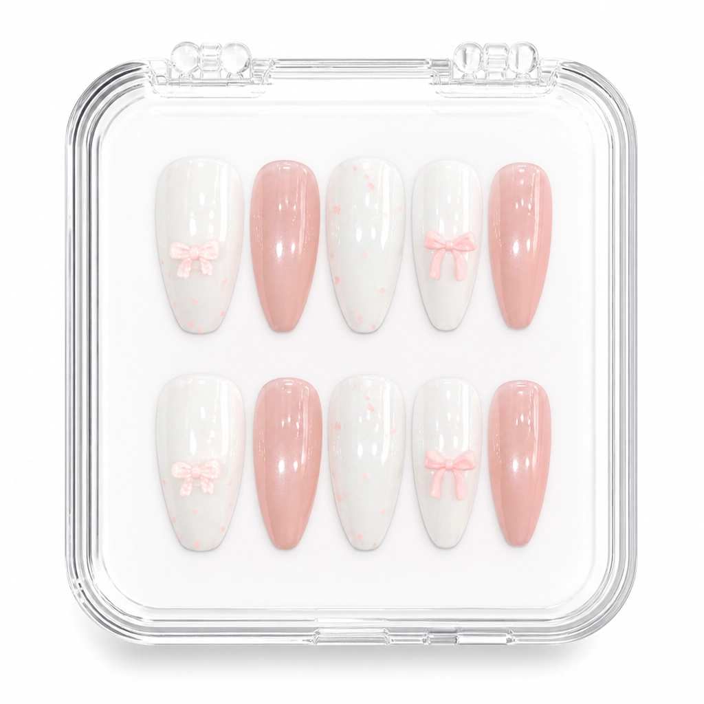 Press-on Nails Wholesale $6.90 Blush Marble Dream by Yabe Vietnam
