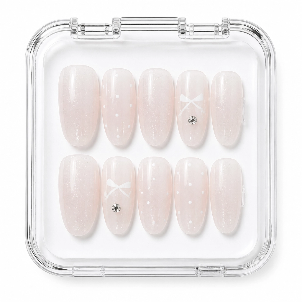 Press-on Nails Wholesale $6.90 Polka Charm by Yabe Vietnam