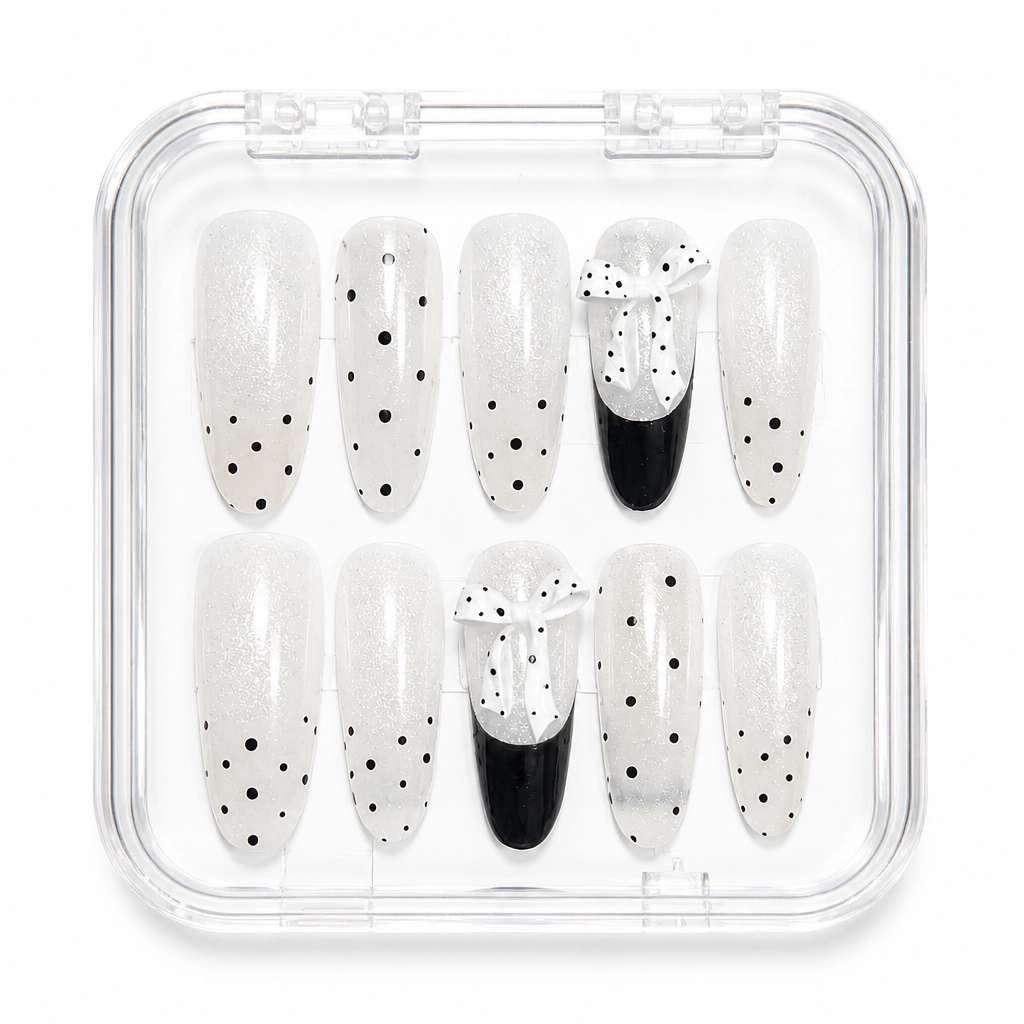 Press-on Nails Wholesale $6.90 Polka Dazzle by Yabe Vietnam