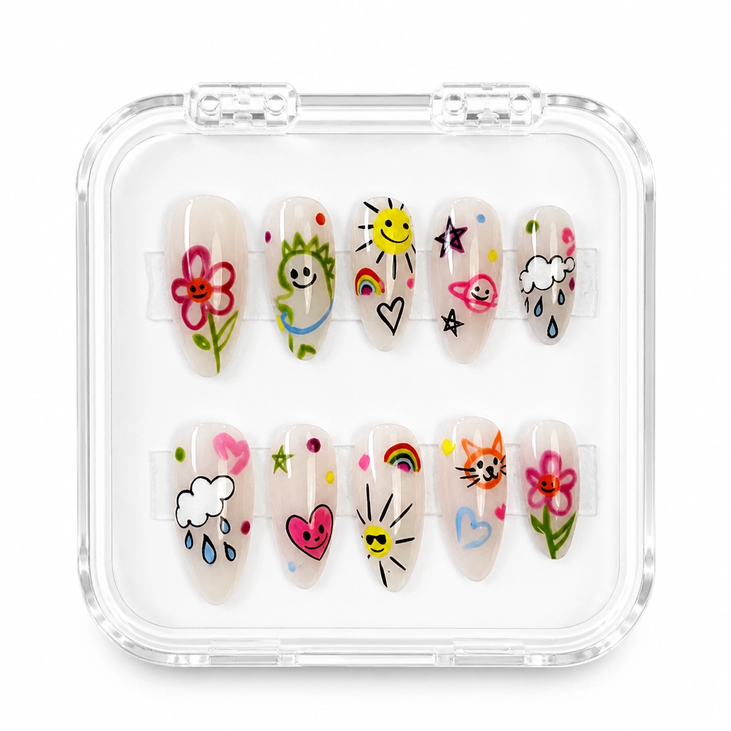 Press-on Nails Wholesale $7.90 Botanical Dream by Yabe Vietnam